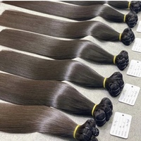 Extensiones de Cabello Humano Virgen Indio 2026 sin Procesar, con Cutícula Alineada, 100% Remy, Doble Trama, Tejido a Máquina