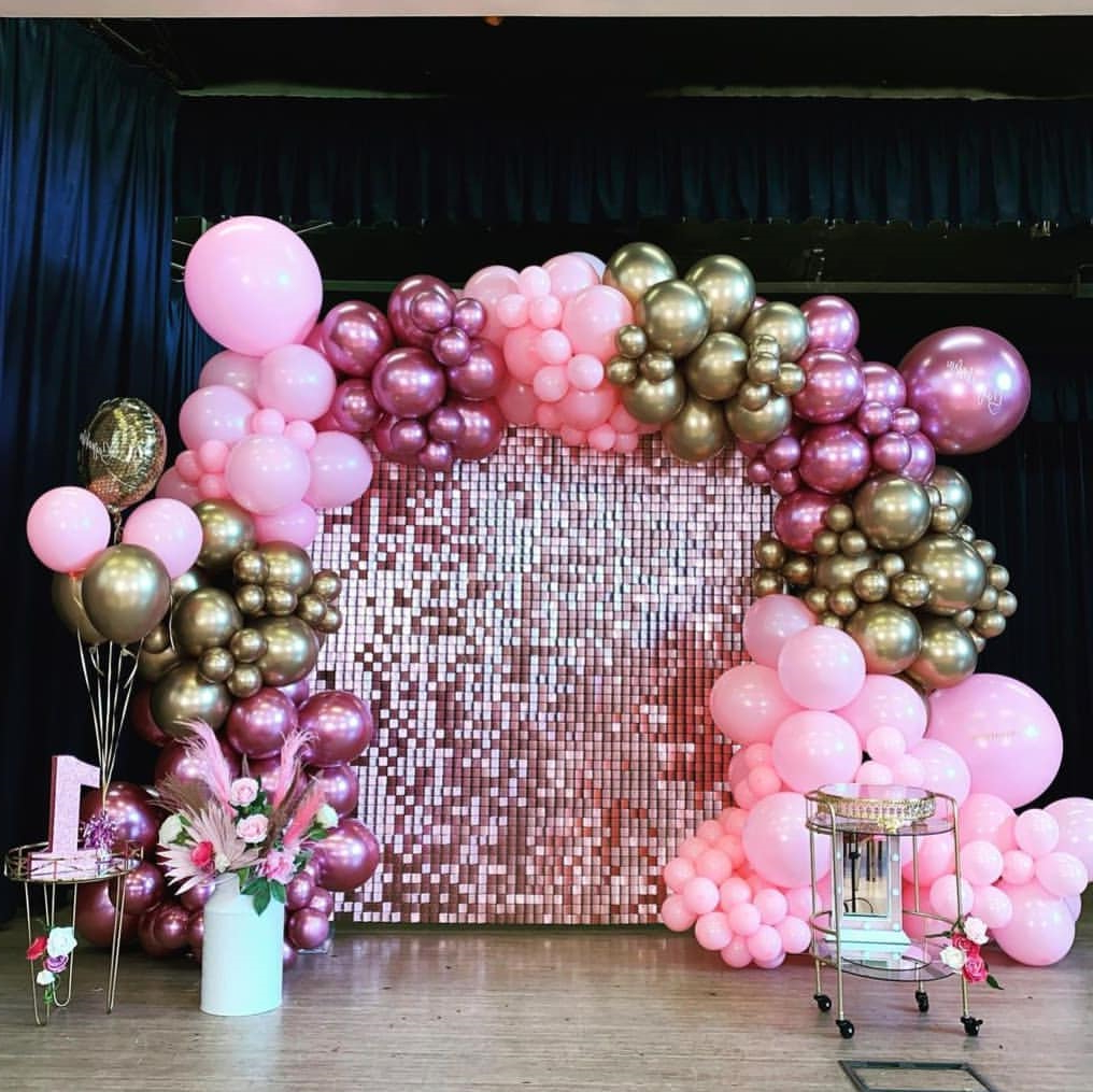 Индивидуальный ПВХ Декор для свадьбы дня рождения сценический Блестящий панельный фон мерцающий настенный фон