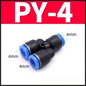 Connecteur en Y PY de haute qualité pour tuyau d'air de frein de camion, en plastique, pour pièces de freinage pneumatique de camion, modèles PY-4, PY-12, PY-10 - Product Image 2