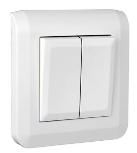 Saklar Dinding Listrik 2 Gang 2 Arah Standar Eropa, Stopkontak Ganda, Grosir Pabrik, Bahan <span class=keywords><strong>PC</strong></span>, Stopkontak Rumah - Product Image 1