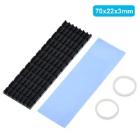 Heatsink Heat Dissipation Radiator M.2 Cooling Heat Sink Heat Thermal Pads for M.2 NGFF 2280 PCI-E NVME SSD