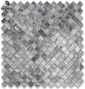 Precio barato de azulejo de mosaico de farol medio barroco <span class=keywords><strong>arabesco</strong></span> de mármol gris - Product Image 4