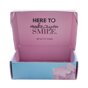Boîtes d'emballage en carton ondulé personnalisées pour les petites entreprises, pour le maquillage, les soins de la peau, les soins capillaires, boîte cadeau pour l'envoi postal avec logo - Product Image 4