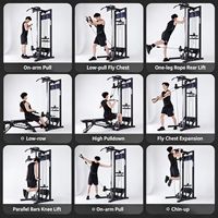 Système de poulies mural tout-en-un FRS, best-seller - 16+ exercices en 0,8 m ㎡ Conception anti-bruit pour appartement - Logo OEM