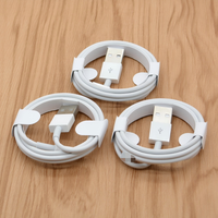 Câble USB iPhone blanc 1M, charge rapide 20W, blindage TPE, certifié CE, avec conducteur en cuivre pur pour iPhone 11/12/13/14 Pro
