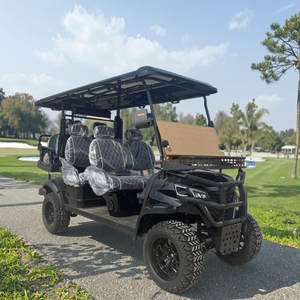 Weliftrich Batería de litio Opcional Carro de golf eléctrico de 6 asientos con neumático todoterreno - Product Image 1