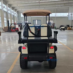 Vente d'usine : Voiturette de golf électrique 60V blanche 4 places, véhicule utilitaire routier en promotion - Product Image 5