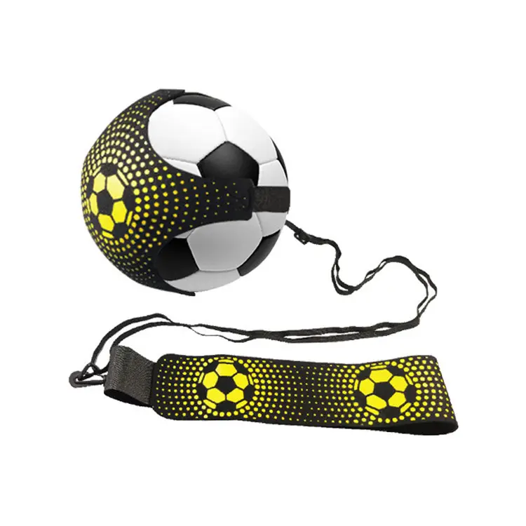 คุณภาพสูงทนทานตะขอฟุตบอลเข็มขัดฟุตบอลเตะเทรนเนอร์อุปกรณ์การฝึกอบรมลูกฟุตบอล