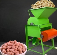 Décortiqueuse d'arachides avec aspirateur, séparateur intégré, souffleur électrique, décortiqueuse commerciale de noix