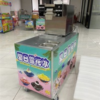Programmes personnalisés machine commerciale de fabrication de glace flocon de neige kakigori mobile flocon de neige bingsu machine broyeur de glace distributeur automatique