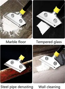 Razor Blade Scraper 4 Inch Floor Scraper Tool Metal Razor Scraper Remover For Cleaning Paint