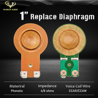 Diaphragme de haut-parleur en phénolique de remplacement adapté aux haut-parleurs Foster Fostex HO25N08 N08 025H27 D-420 N30 025 H025 N27 N28