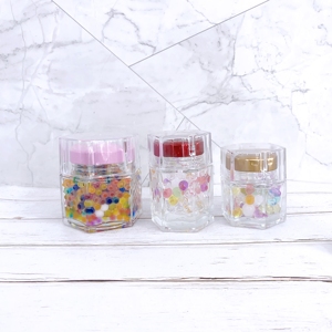 Vente en gros personnalisation pot en verre de haute qualité miel joint hexagonal conçu pot en verre de confiture - Product Image 3