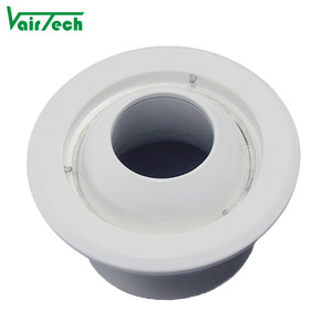 Hvac điều hòa không khí Ống khuếch tán Trần nhôm có thể điều chỉnh không khí trong lành ổ cắm tròn nhãn cầu máy bay phản lực vòi phun khuếch tán - Product Image 3