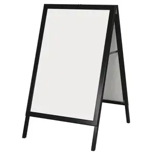 Portable Advertising Metal A Frame Sign Poster Stand Holder Outdoor Display