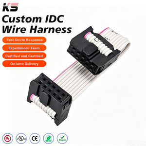 IDC 2.54mm 10Pin Ribbon Cable Wire Harness PVC Insulated Gray Flat Cable for <b>Computer</b> <b>Motherboard</b> Data Transfer - Product Image 1