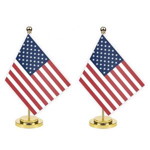 Bandera de Escritorio Personalizada con Logotipo Impreso, Doble Cara, Estilo Bandera Nacional, para Publicidad, Venta al Por Mayor - Product Image 5