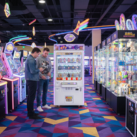 Machine à prix de luxe « Clé Porte-Bonheur » à six crochets avec joystick de précision pour zones de jeux à fort trafic et centres commerciaux