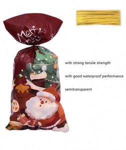 Cadeaux de Noël personnalisés en couleur 2024, sac de bonbons, pack promotionnel - Product Image 3