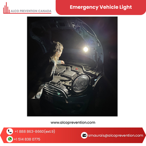 Feux de signalisation pour véhicules d'urgence d'origine canadienne, qualité supérieure, visibilité 1, fréquence de clignotement 0,8-2 Hz, mode clignotant 6H, couverture à 360° - Product Image 4