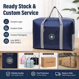 Borsa da <span class=keywords><strong>Viaggio</strong></span> Pieghevole in Oxford Impermeabile Grande Capacità Organizer per Bagagli Borsa a Mano per Viaggi d'Affari Weekend Palestra Uso Esterno - Product Image 3