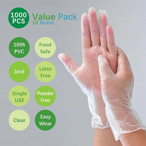 Guantes desechables de <span class=keywords><strong>PVC</strong></span> Guantes DE TRABAJO DE <span class=keywords><strong>PVC</strong></span> Guantes de vinilo transparente - Product Image 5