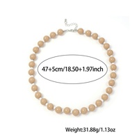 Collier de perles pour femmes, collier ras du cou en perles colorées, collier de plage surfer fait à la main, bijoux tendance, cadeau pour femmes