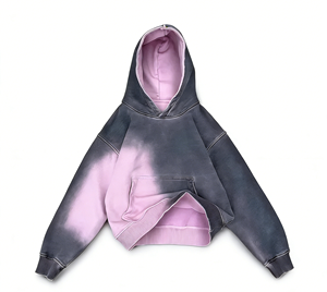 Sudadera con Capucha Degradada Lavada Estilo Vintage para Mujer, Estilo Americano Y2K Hip Hop Joker, Casual Holgada, Personalizada OEM ODM - Product Image 2