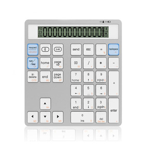 Teclado Numérico Inalámbrico 2.4G con Pantalla y Calculadora - Teclado Numérico Inalámbrico Delgado de 34 Teclas Portátil - Product Image 1