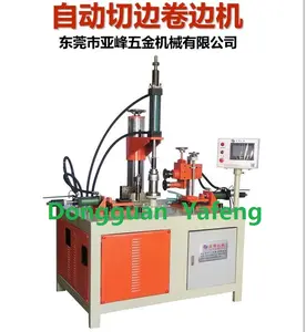 Edge Cutting Rolling Machine Edge Curling Machine for Construction Aluminium Iron Copper Stainless Steel Hardware Plate