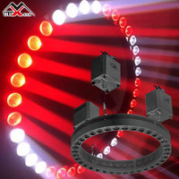 Projecteur LED RGBW de haute qualité 36*40W avec anneau lumineux circulaire et puissance de levage 3x400W