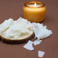 Cire de soja naturelle en vrac, matière première pour bougies en pot et bougies artisanales DIY