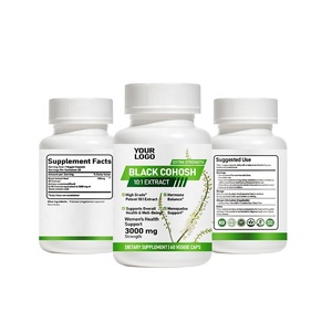 Özel Marka Siyah Kojosh 300mg Kapsül Menopoz Kemik Sağlığı Desteği Kadın Hormonları Gıda Takviyesi - Product Image 2