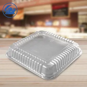 AIYIA respetuoso del medio ambiente de aluminio sartenes/comida/platos/bandeja contenedor venta al por mayor
