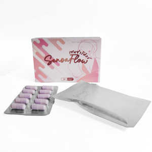 แคปซูลสมุนไพรเพิ่มพลังสำหรับผู้หญิง SensaFlow — สูตรมาคาและโสมจากธรรมชาติ: เพิ่มความมีชีวิตชีวาและระบบเผาผลาญ - Product Image 1