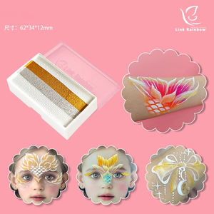 Venta caliente 20g Rainbow Bar Color Palette Notebook Cross-Border Body Painting Tool Set para Halloween Maquillaje Festivo - Product Image 5