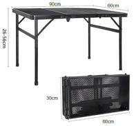 Table élévatrice ultra légère pour voiture, pliable, pour camping, pique-nique, barbecue, réchaud IGT pour cour intérieure