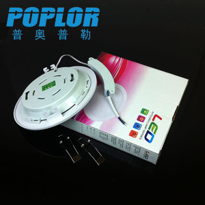 ไฟแผง LED ป๊อปลอร์ 6W ทรงกลม กันน้ำ สำหรับห้องครัว ห้องน้ำ ตัวเรือนพลาสติก ดีไซน์ทันสมัย - Product Image 2