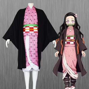 <span class=keywords><strong>Disfraz</strong></span> <span class=keywords><strong>Cosplay</strong></span> de Anime Demon Slayer <span class=keywords><strong>Nezuko</strong></span> para Niños <span class=keywords><strong>Disfraz</strong></span> de Niña de Anime Japonés para Halloween - Product Image 6