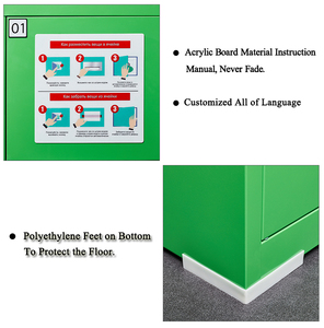Casier de stockage intelligent vert avec écran tactile et lecteur de codes-barres, armoire de retrait automatique, casier électronique pour colis pour entrepôt de campus - Product Image 5