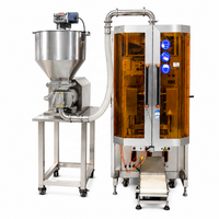 Machine d'emballage entièrement automatique sous vide pour sachets de sauce aux pommes, pulpe de fruits et confiture de fraises
