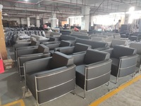 Acheter Canapé importé de Chine Foshan Sofa Set Mobilier Design moderne Classis confort Pu Cuir Réception 3 Places Office Sofa Set