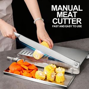 Rebanadora manual <span class=keywords><strong>de</strong></span> carne/portátil, máquina rebanadora <span class=keywords><strong>de</strong></span> jamón con ajuste <span class=keywords><strong>de</strong></span> grosor - Product Image 6