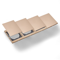 Interruptores y Enchufes de Pared WESA Ultrafinos con Botón Pulsador de 1/2/3 Vías, Enchufe Europeo de 1/2 Vía, Combinación Libre, Diseño Moderno de Lujo