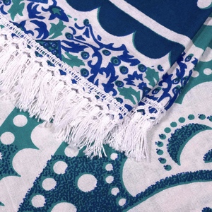 2025 nóng bán tùy chỉnh cát miễn phí mềm đa năng Mandala chăn bãi biển khăn với tua nhẹ thấm Vòng sợi nhỏ - Product Image 5