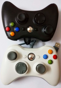 จอยเกม <span class=keywords><strong>PC</strong></span> แบบมีสาย <span class=keywords><strong>USB</strong></span> ลักษณะ Xbox360พร้อมจอยสติ๊กแบบสั่นสะเทือนคู่เข้ากันได้กับ Xbox360 - Product Image 5