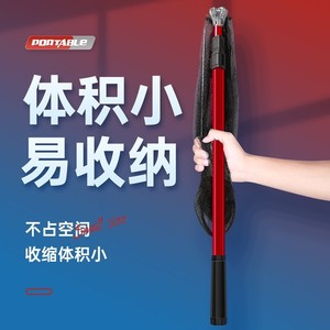 Landing Net Aluminum Alloy Foldable Retractable Portable Fishing Net Rod 1.9M 2.2M Red Blue - Product Image 5