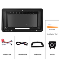 Podofo – cadre d'autoradio, panneau de Navigation GPS pour Mazda 3 Angkesaila 2014-2019, écran 9 pouces, Fascias stéréo de voiture