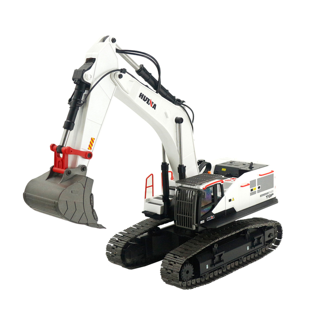 HUINA 2025 Upgraded 1594 RC Engineering Vehicle Alloy Model 22CH Full Function Tunnel Boring Machine