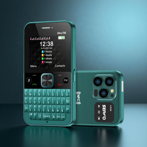 <span class=keywords><strong>2G</strong></span> Tính Năng Điện Thoại Với NFC 2.4 "HD Màn Hình Lớn 4 Sim Thẻ Tuổi Thọ Pin Dài Thiết Kế Gồ Ghề Bàn Phím QWERTY Mở Khóa Cơ Bản Điện Thoại - Product Image 1